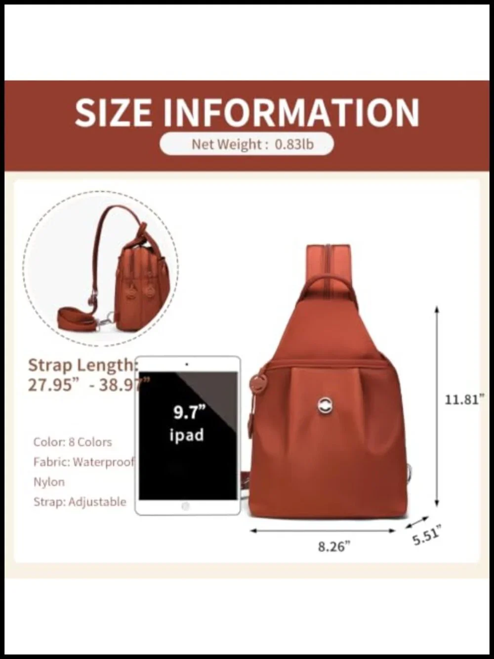 3-in-1 Anti-Theft Convertible Travel Tote Bag, Waterproof Nylon Shoulder
